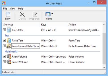 Active Keys