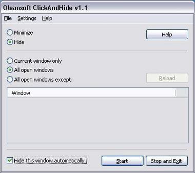 ClickAndHide