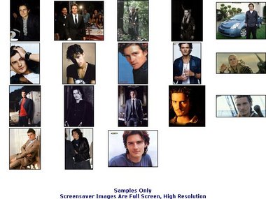 Orlando Bloom Screensaver