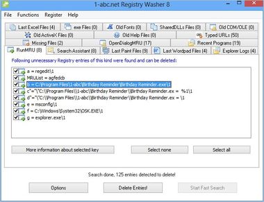 1-abc.net Registry Washer