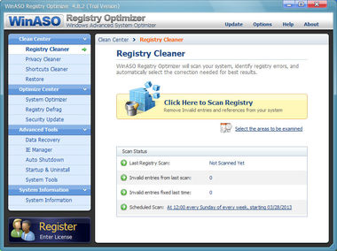 WinASO Registry Optimizer v2.8