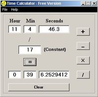 Time Calculator
