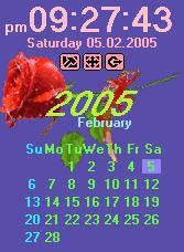 Desktop Clock Valentine's Edition