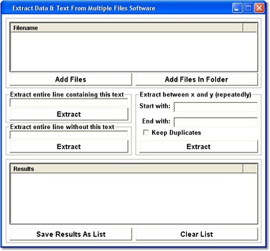 Extract Data & Text From Multiple Files Softwa