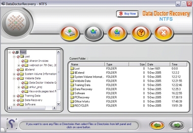 Undelete NTFS Partition Data
