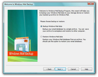 Windows Mail Backup