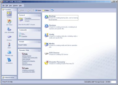 NovaNET Network Backup