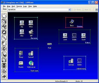 LAN State Monitoring Software