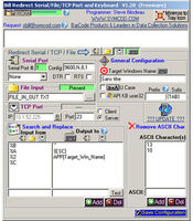 Bill Redirect Serial-File-TCP Port & KB