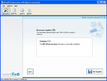 WordFIX Data Recovery
